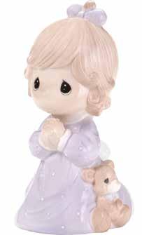1-057 8 42181 10865 2 NEW Praying Girl LED Nightlight 2 AAA Batteries Included Height: 6"
