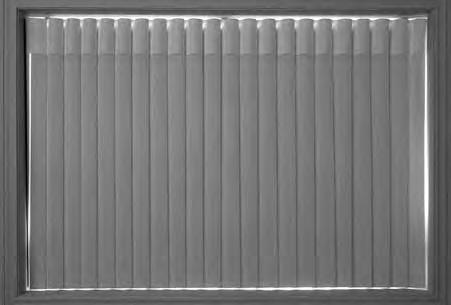 Vertical Sheer Shadings Design and Operation Outside Mount Installation Specifying Vertical Sheer Shadings as outside mounts is ideal because the vanes and fabric are allowed to operate freely.