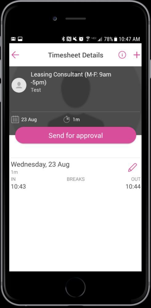 Don t Forget to Approve Your Timesheets Once you ve completed your assignment or working week, you will receive an in-app notification and email asking