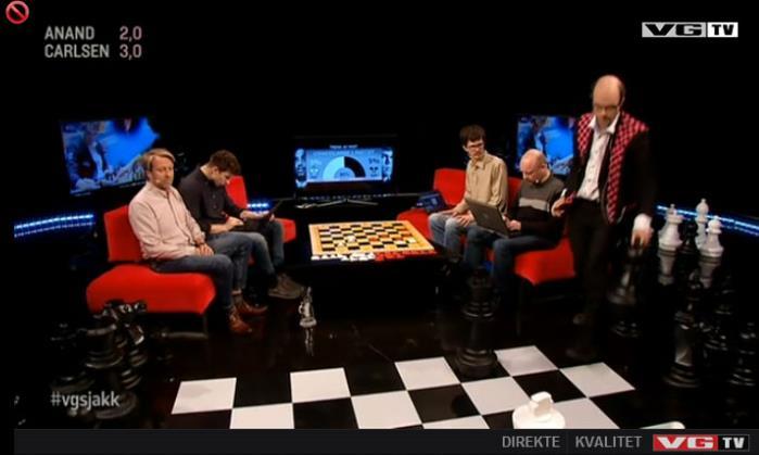 6) Web TV player with live broadcast from VGTV. During the ten days of chess matches VGTV produced close to 50 hours of live coverage, and generated approximately seven million started streams.