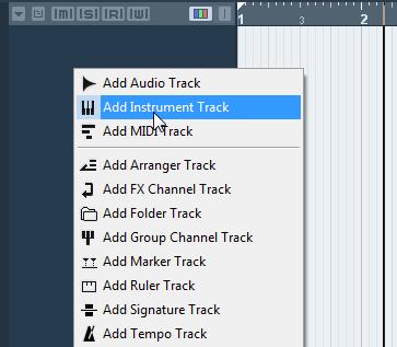Choose a VSTi that needs only 1 output. 1. By clicking the little piano icon you open your program s interface window. 2. Click on Inserts to insert your VSTs there.