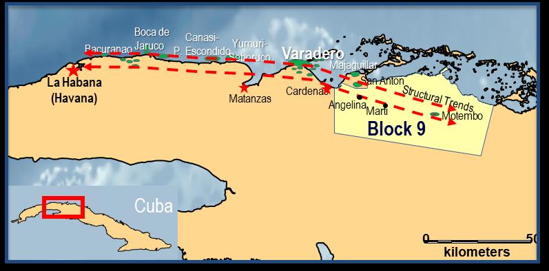 Cuba, Block 9 Resource Assessment McDaniel & Associates assess Prospective Resources up to 1.