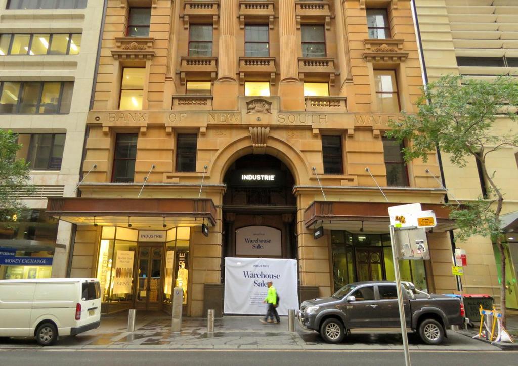 building at 228 Pitt Street, photographed