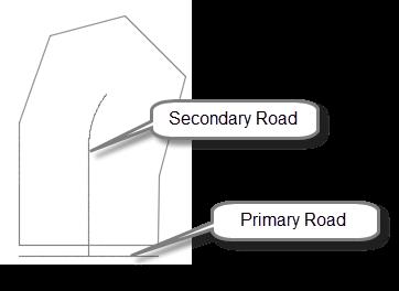 Chapter: Area/Layout 3. At the command line prompt: Select all PRIMARY road polylines select the Horizontal Polyline on the south side of the boundary. 4.