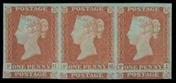1841 One Penny Red-Brown continued 2392 + 1d.