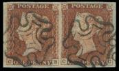 1841 One Penny Red-Brown continued 2358 1d.