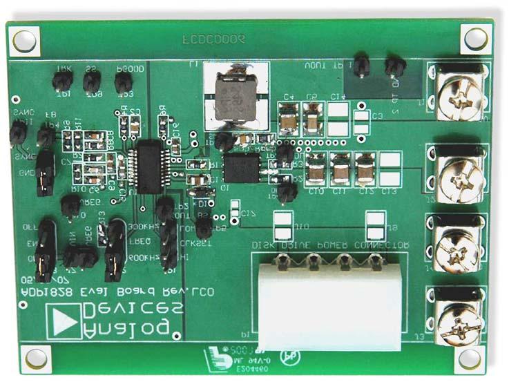 5 A Evaluation Board for Step-Down DC-to-DC Controller EVAL-ADP88LC EVALUATION BOARD DESCRIPTION This data sheet describes the design, operation, and test results of the ADP88 5 A evaluation board.