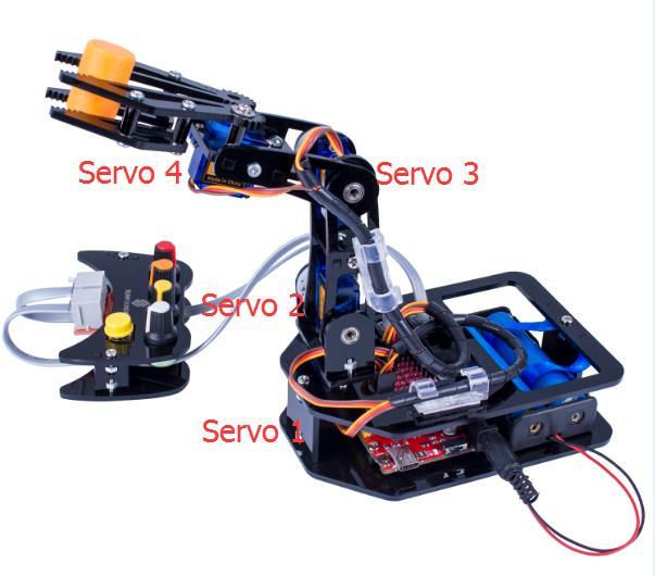 servos should be like as shown below: d) Click Start, and the