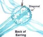 Move all the way around the ring, attaching all the cords and applying beads to every other one.