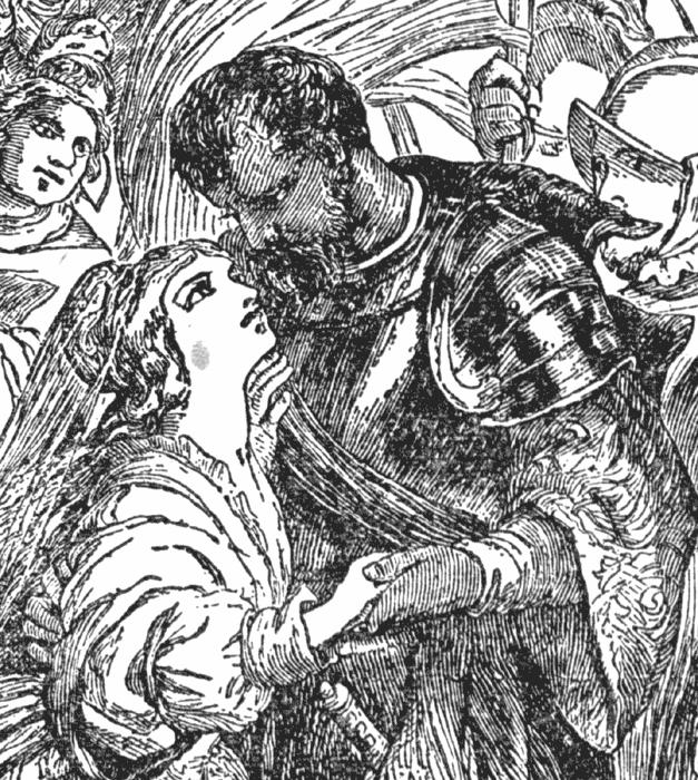 Contrasting Loves At the beginning of the play, Othello and Desdemona demonstrate a pure love, untouched by base impulses.