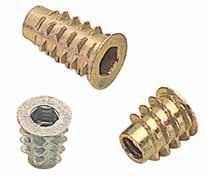 -4 Insert Nuts Insert Nut Type Press-In, Inner Hexagon With Flange * Material: zinc alloy * Finish: zinc, yellow zinc or antique copper Item No.