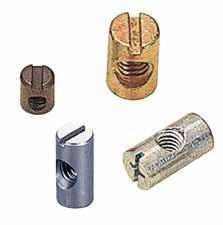 -4 Insert Nuts Expanding Insert Nut * Material: solid brass * With or without internal nylon pellet * Finish: plain M6 Item No.