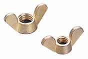 -4 Insert Nuts Wing Nut * Material: zinc alloy * Finish: plain * With concave wing Item No.