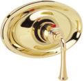 Lever Handle Shown in Polished Brass Finish D4505 Single Hole Bidet with Straight Lever Handle D4506 with Curved