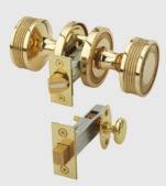 Finish K560 Georgetown Door Lever and Rose Only Shown in Polished Brass Finish 102760 Georgetown Passage Set Shown in