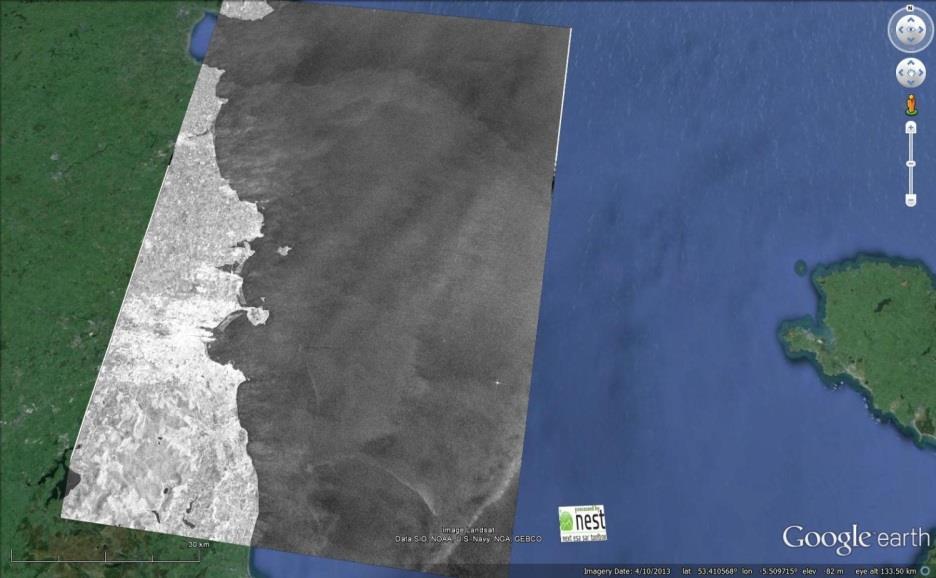 Processing & Data exploration Applications of SAR imagery for maritime
