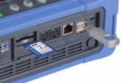Remote control via Web server Receive data via FTP Send data via FTP Attach data to E-mail l SD memory cards/usb memory Convenient SD memory cards or USB memory sticks can be used to copy data
