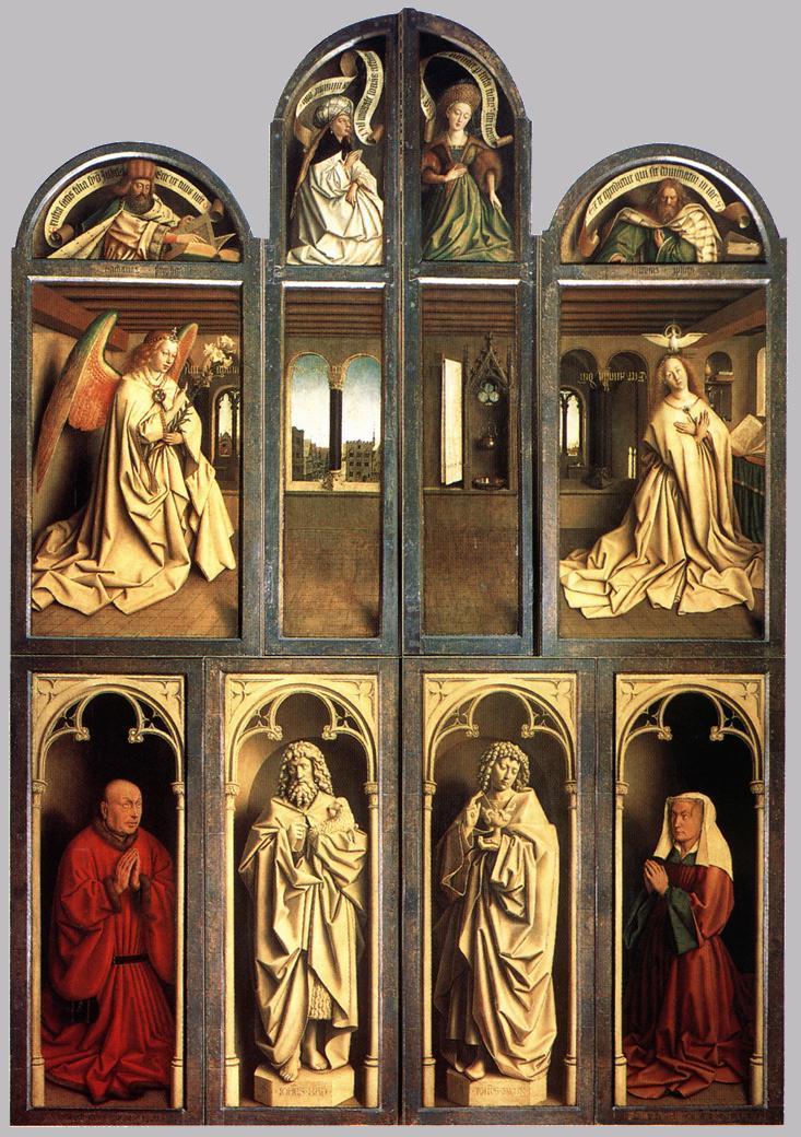 The Ghent Altarpiece closed Jan & Hubert