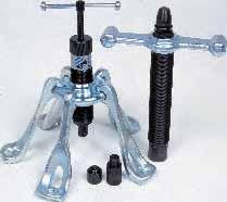 16 HUB PULLERS & SLIDE HAMMERS Hydraulic & Mechanical Hub Puller Kit 12730600 Variable Stud Hydraulic Hub Puller Kit, c/w Impact Screw & 5 Legs Can be used on a variety of wheel stud pattern