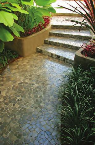 RANDOM SERIES BY ISLAND STONE A NATURAL CHOICE Island Stone Random Tiles are only built from natural stones.