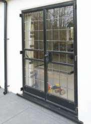 Chelton Secure Locking Above: Typical Steel Door Our Heritage balcony doors are suitable for new