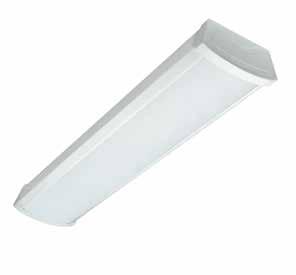 LED ceiling wraps Features 2 and 4 Lengths Maintenance free no bulb to change Perfect, even light distribution CRI > 90 Slim design 50,000 hour life Range 120-277V 3000K & 4000K options Certified for