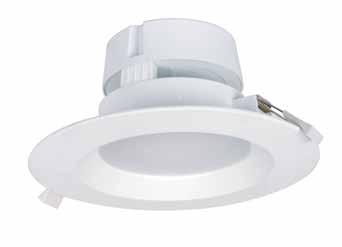 120V, 3000K, 550 Lumens, 83CRI 7WLED/DW/RDL/4/40K/120V S9013 120V, 4000K, 550 Lumens, 83CRI Top view 3.25" ENERGY STAR certified 5.
