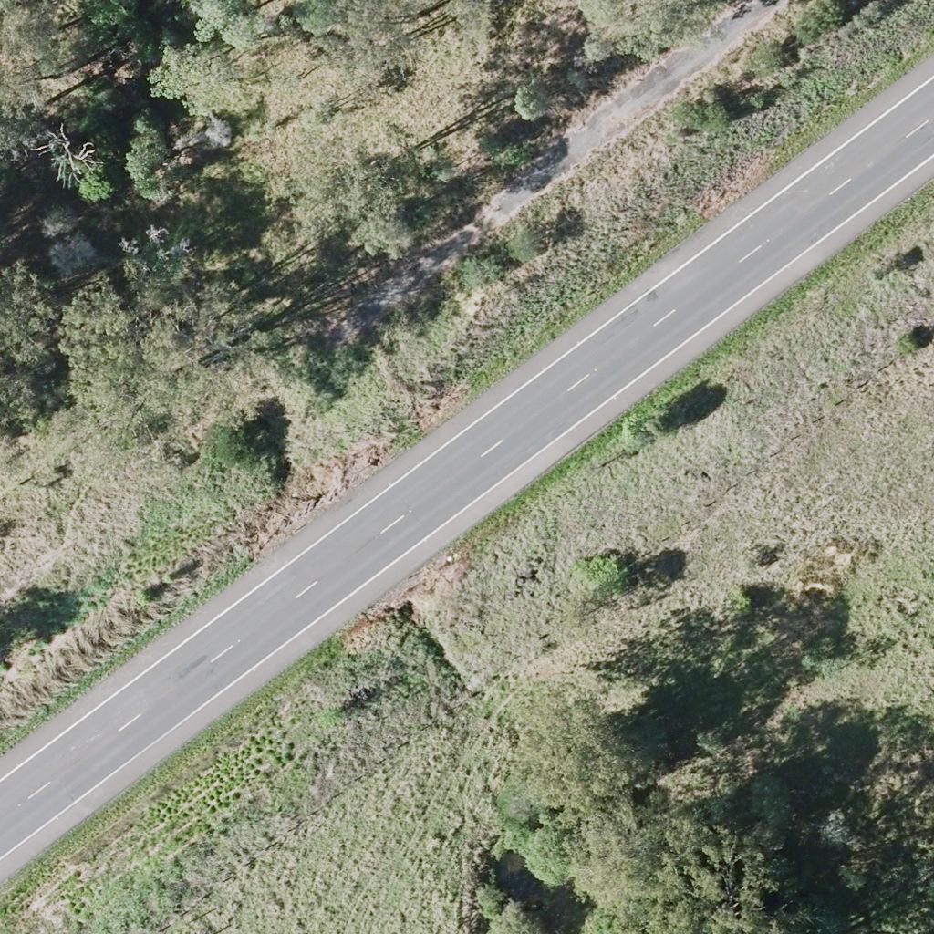 In rural and suburban areas of Australia, road pavement materials (i.e. concrete or asphalt) show quite different characteristics from the grasslands or bushes growing along both sides of roads.