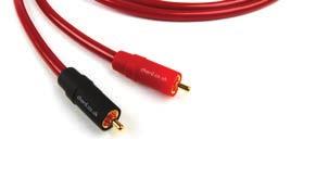 PVC outer jacket and internal damping minimises signal degradation caused by mechanical Fitted with Chord VEE 3 RCA plugs.