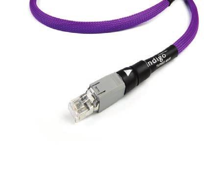 Chord Indigo Ethernet Tuned ARAY cable Configured for use in high quality streaming systems.