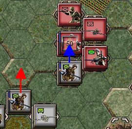 With fog of war (FOW) on the odds for an assault are not revealed to either player.