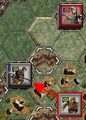 There are two final actions for the turn. With the capture of the barracks by the panzer grenadiers, suppressive fire of adjacent Soviets is more important than smoke screens.
