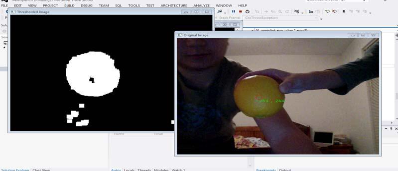 Fig 7 OpenCV: Object Detection.