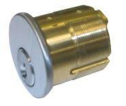 MORTISE & RIM CYLINDERS Mortise Cylinder n Machined from solid brass or bronze bar stock.