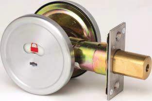 INDICATOR DEADBOLT Standard Features n Performance Complies with ANSI A156.