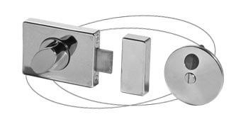 Toilet Indicator Bolts Toilet Indicator Bolt - Surface Mounted DISPLAY PACK With Slotted Button,