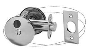 LL547-549SPDP Toilet Bolts - Surface Mounted TRADE PACK With Indicator (with Slotted Button), L801SP