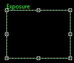 Exposure Target MallincamSky uses the image contained in the Green Rectangle to aid in determining the best method to match the Exposure target. To use Exposure Target, Auto Exposure must be checked.