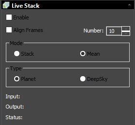 Live Stack Pictorial Work-Flow A typical workflow when Live-Stacking with MallincamSky.