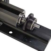 29) Assemble the end support flanged bearings, washer and nuts at both ends of the drive screw.