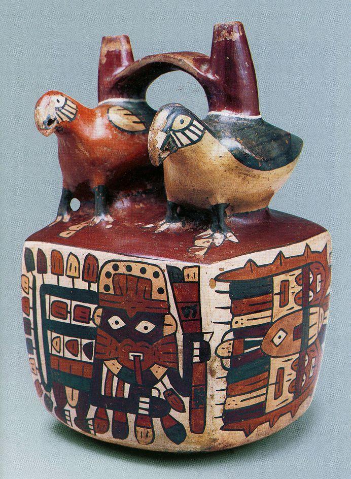 Most of the known Nasca ceramics were found in burial grounds