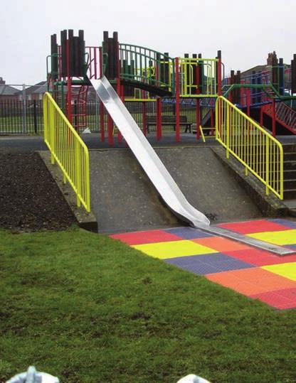 Recover Matta provides an attractive, cost effective and long term repair solution to rejuvenate play areas with damaged playground