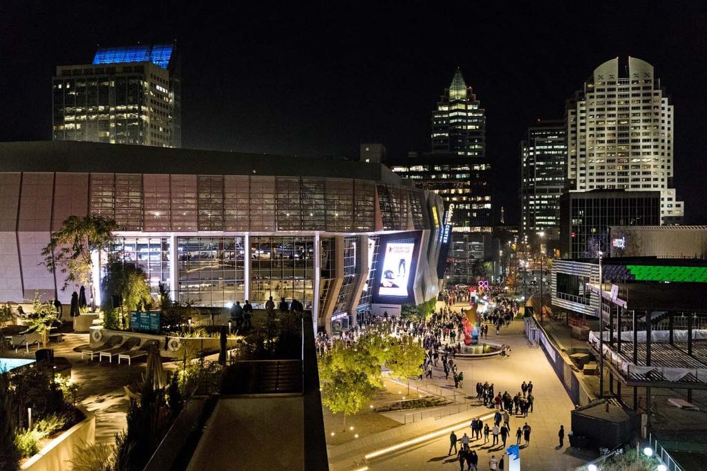 Welcome to the Neighborhood: America s Sports Stadiums Are Moving Downtown By KEITH SCHNEIDER JAN. 19, 2018 The Golden 1 Center in Sacramento, Calif., home to the N.B.A. Kings, has played a key role in the redevelopment of that city s downtown.