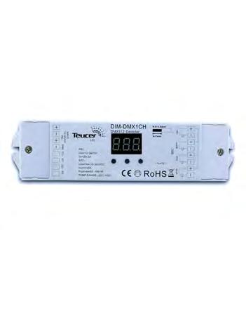 DMX 512 RECEIVER DESCRIPTION Our DMX Receiver is compatible with most DMX protocols and comes equipped with a digital display allowing you to set manual and automatic signal addresses.