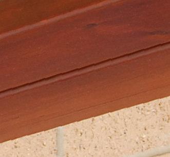 Aged natural iroko Standard stainless steel finish As standard, the stainless steel