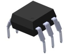 Schematic 1 6 2 5 Features: 3 Zero Crossing Circuit 4 Peak breakdown voltage - 250V: EL303X - 400V: EL304X - 600V: EL306X - 800V: EL308X High isolation voltage between input