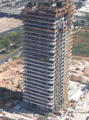 3. W-TOWER Tower in Tel Aviv. 3.1. Project description. W-TOWER Tower was built in the Bavli district in Tel Aviv. The tower has 48 floors and above 4 basement floors.
