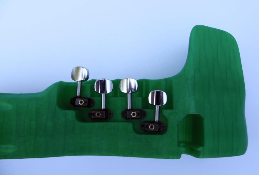 8. Install Machine Heads (Tuners) These machine heads come in a pack of six, three designed for mounting on the right side of a guitar and three for the left.