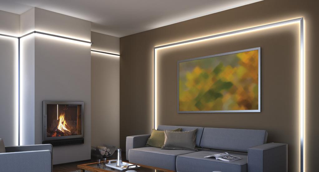 Duo Profile The installation solution for decorative room lighting Create highlights in