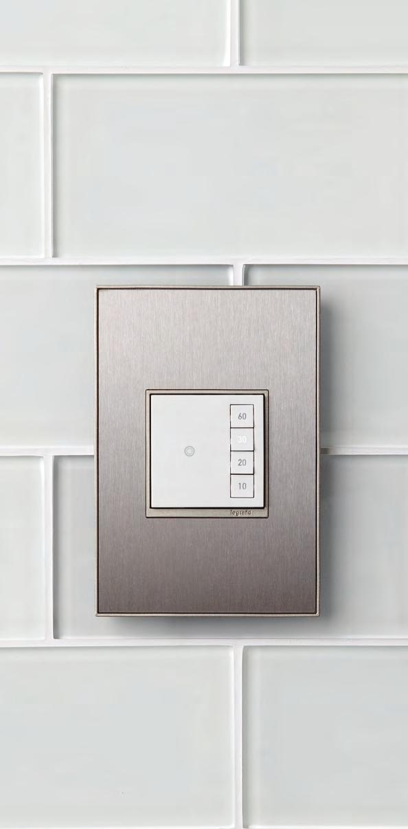 Stainless Custom with Magnesium Trim Custom with White Trim Wall plates become fashion plates with adorne s 32 dazzling options, including cast metals, woods, leather, and vibrant colors.